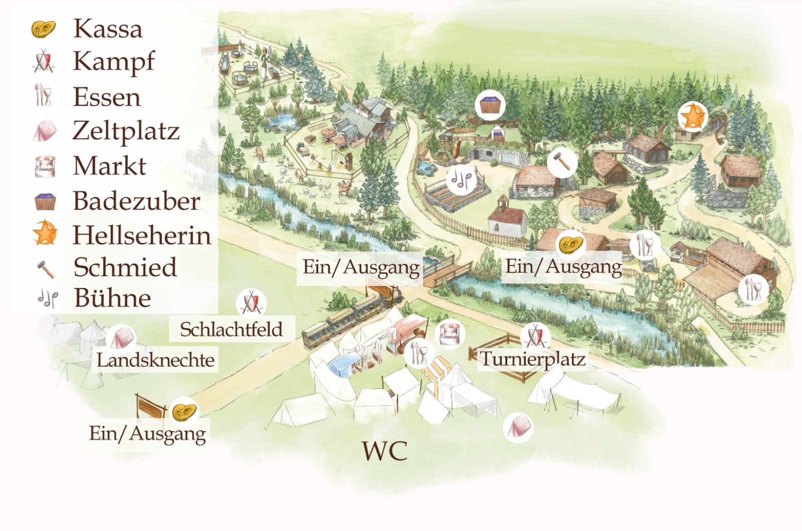 Geländeplan Ritterfest 2026